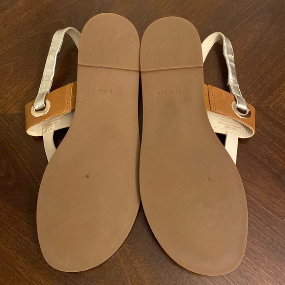 Cole Haan Grandseries Womens Anera Leather sandals Cognac size 10B - Picture 4 of 5